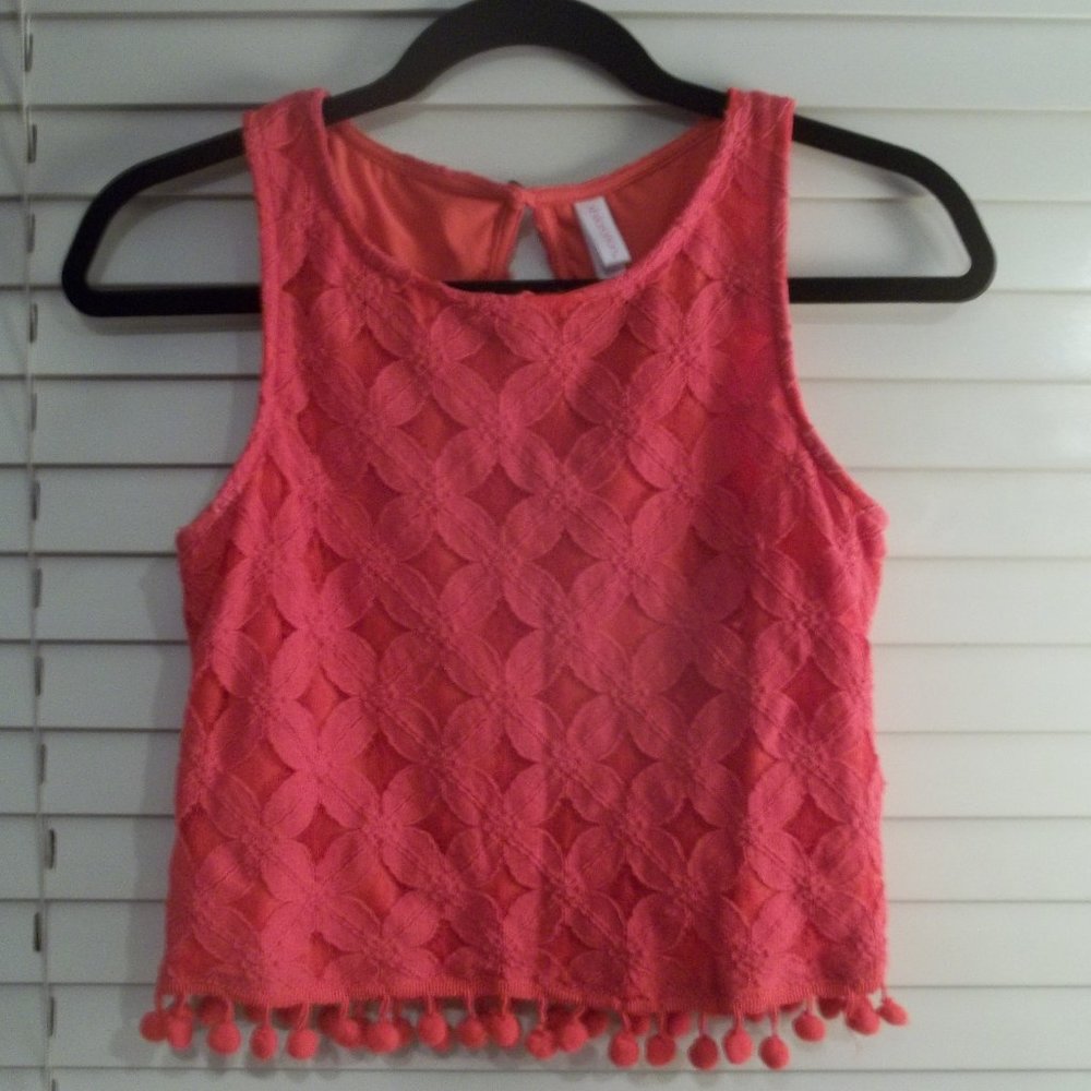 Xhilaration - Crop Top, Tank Top Red ** EUC **